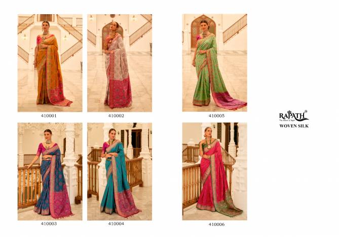 Darpan Silk By Rajpath Occasion Wear Patola Banarasi Silk Saree Wholesale Online